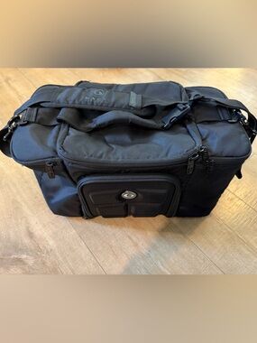 6 Pack Fitness Bag Six Pack Travel Innovator 4 Meal Prep Gym Bag stealth Black